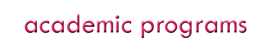 academic programs